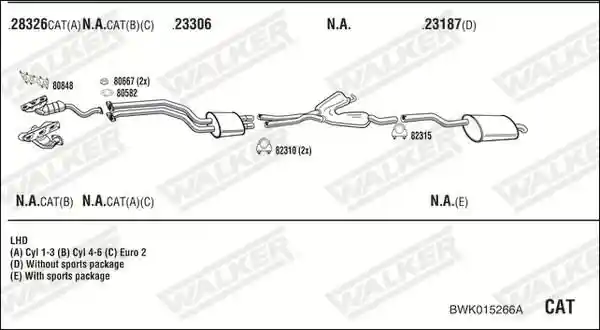 WALKER BWK015266A
