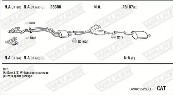 WALKER BWK015266B