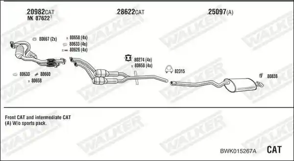 WALKER BWK015267A