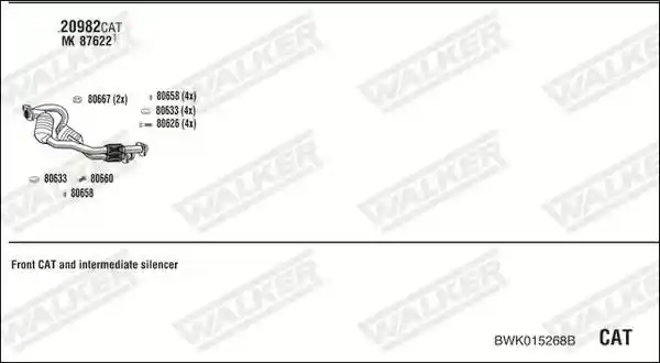 WALKER BWK015268B