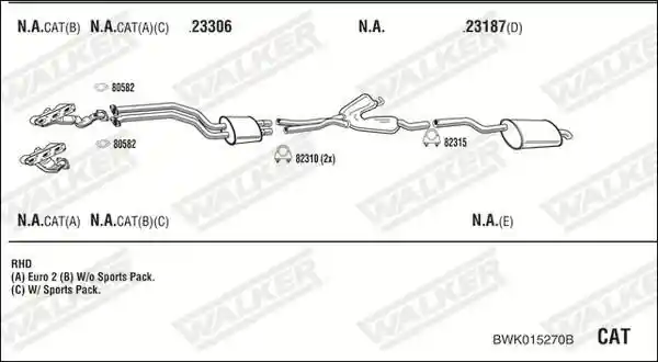 WALKER BWK015270B