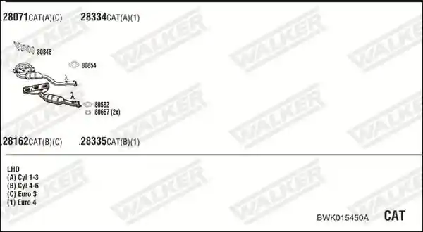 WALKER BWK015450A