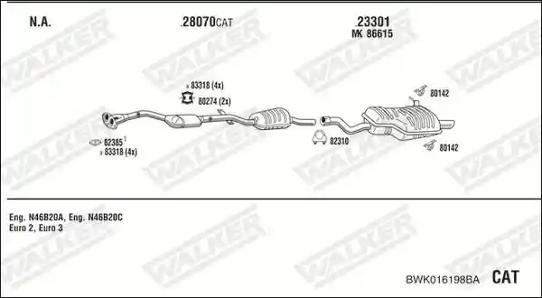 WALKER BWK016198BA