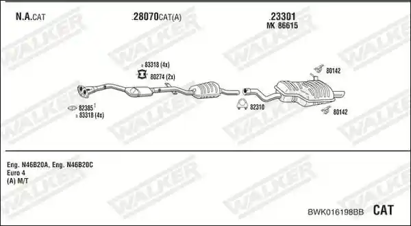 WALKER BWK016198BB