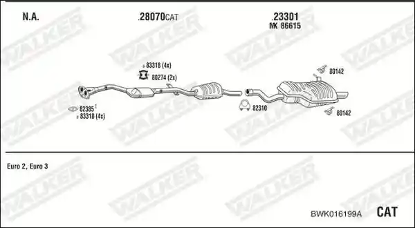 WALKER BWK016199A