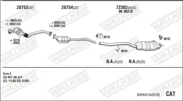 WALKER BWK016201B