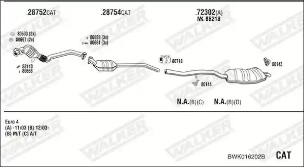 WALKER BWK016202B