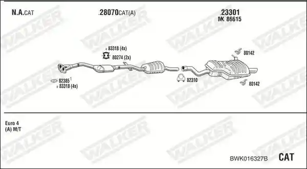 WALKER BWK016327B