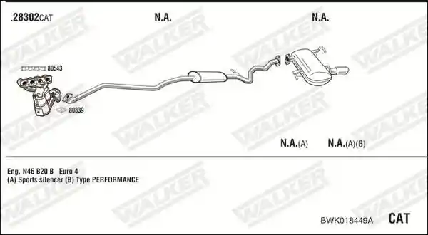 WALKER BWK018449A