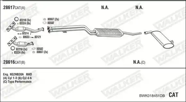 WALKER BWK018451DB