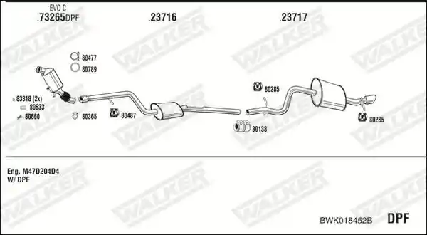 WALKER BWK018452B
