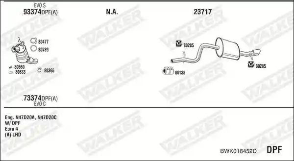 WALKER BWK018452D