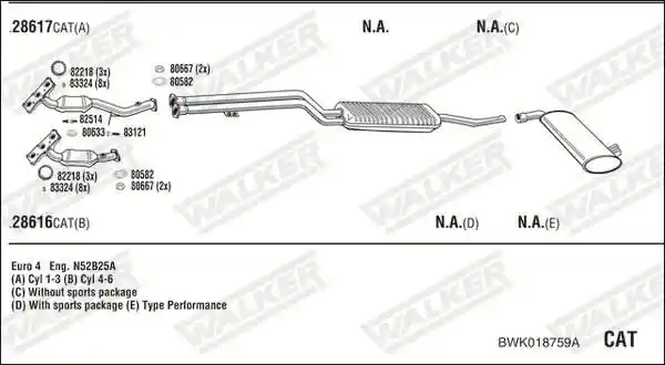 WALKER BWK018759A