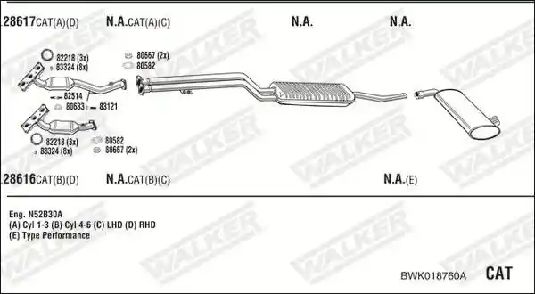 WALKER BWK018760A