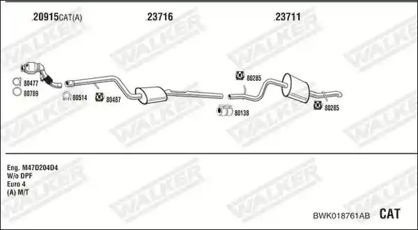 WALKER BWK018761AB
