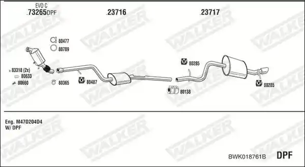 WALKER BWK018761B