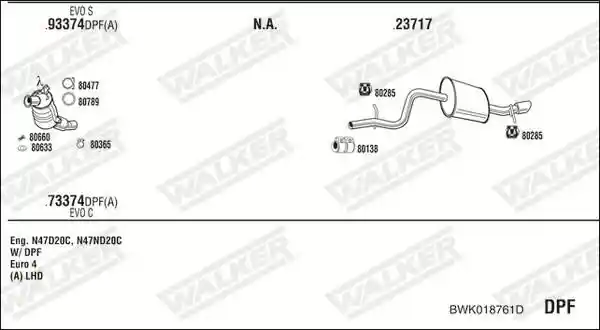 WALKER BWK018761D