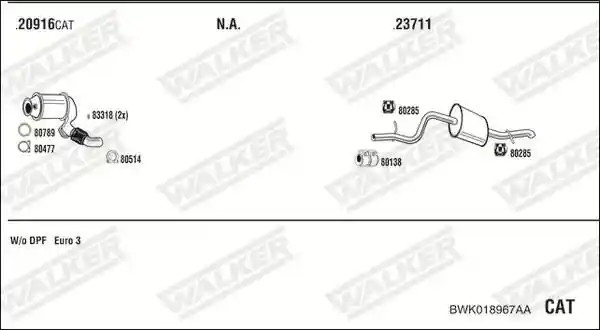 WALKER BWK018967AA