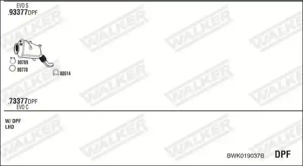 WALKER BWK019037B