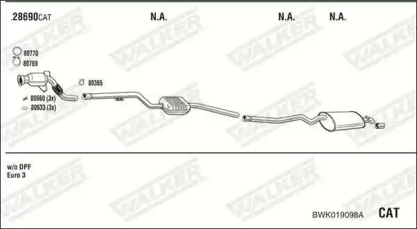 WALKER BWK019098A