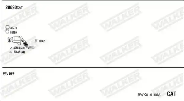 WALKER BWK019106A