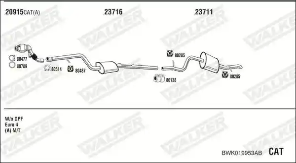 WALKER BWK019953AB