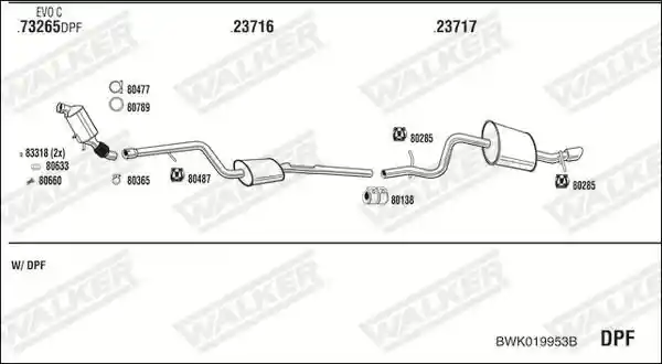 WALKER BWK019953B