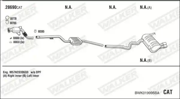 WALKER BWK019995BA