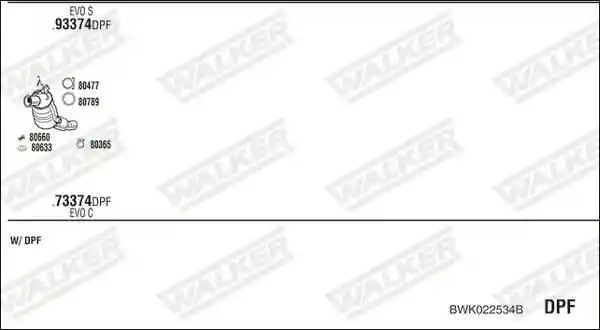 WALKER BWK022534B