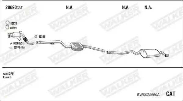 WALKER BWK022660A