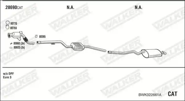 WALKER BWK022661A
