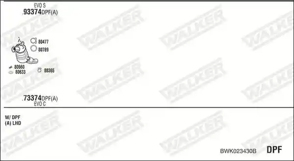 WALKER BWK023430B