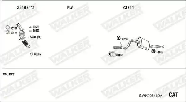 WALKER BWK025482A