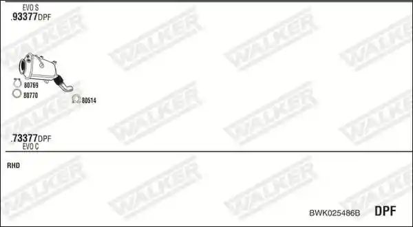 WALKER BWK025486B