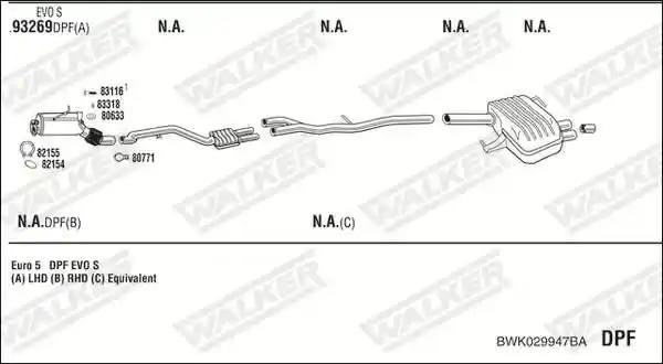 WALKER BWK029947BA