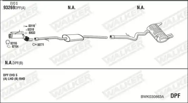 WALKER BWK030863A