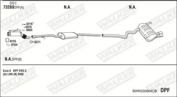 WALKER BWK030864CB