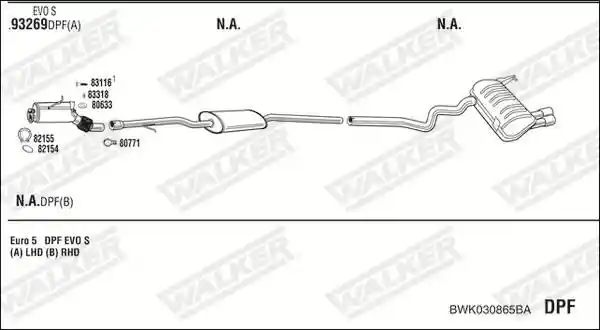 WALKER BWK030865BA