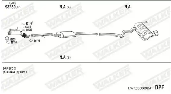 WALKER BWK030869BA