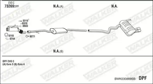 WALKER BWK030869BB