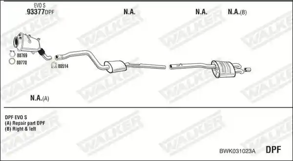 WALKER BWK031023A