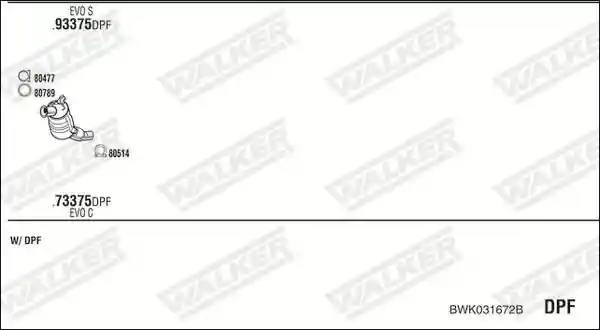 WALKER BWK031672B