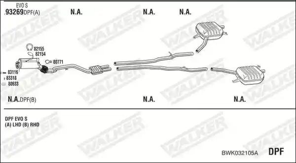 WALKER BWK032105A