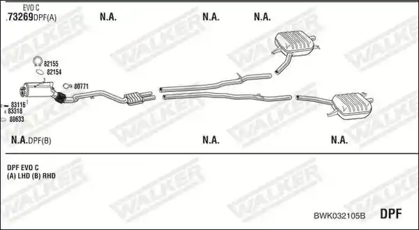 WALKER BWK032105B