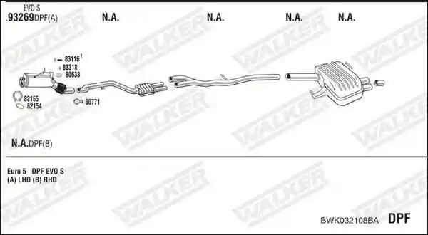 WALKER BWK032108BA