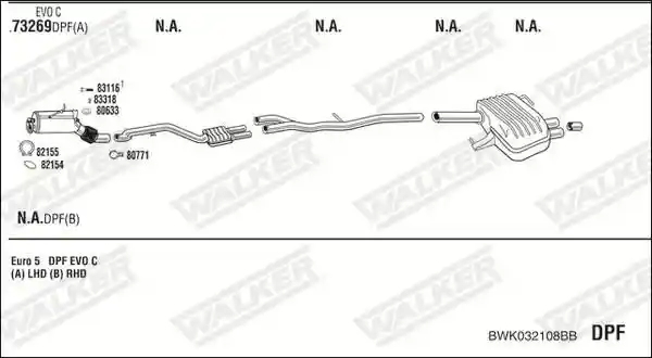 WALKER BWK032108BB