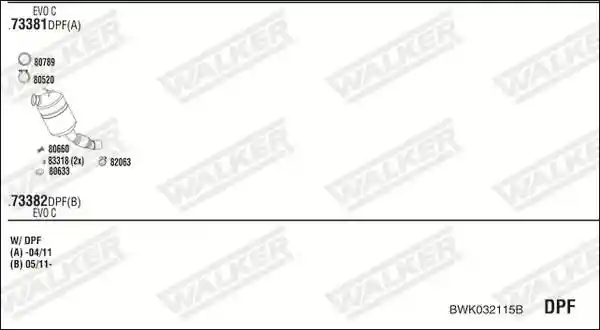 WALKER BWK032115B