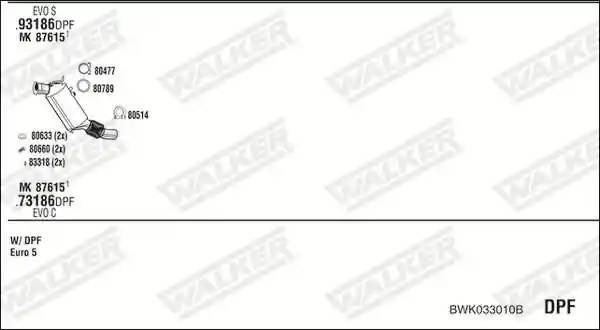 WALKER BWK033010B