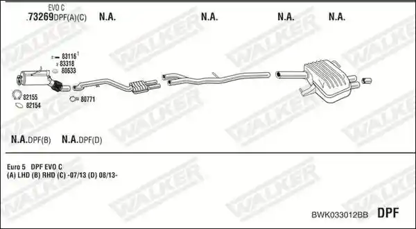 WALKER BWK033012BB