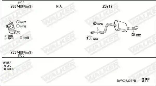 WALKER BWK033387B